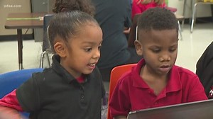 Students as young as pre-K learning computer coding through Dallas ISD STEM