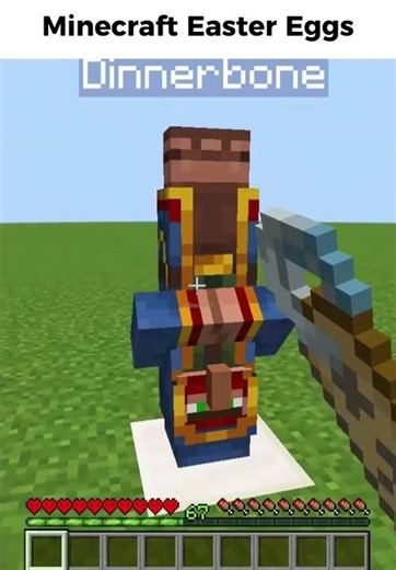 All Name Tag Easter Eggs in Minecraft #tweening #shorts