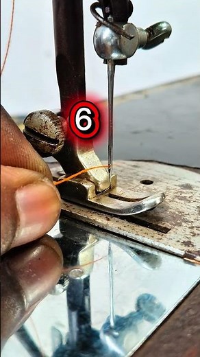 Correct rules for sewing machine threading #sewingmachine #diy #foryou #sewing #youtubeshorts