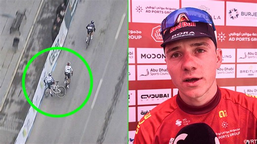 "Manier waarop was een beetje smerig": Remco Evenepoel hoopt dat Maxim Van Gils de Tour wel haalt, "maar dat wordt kort dag" | Sporza