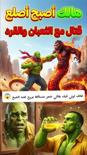 شاهد الصدمه هالك يفيق ويلاقي شعرهم وتساقط فيروح لعند الشيخ ويشرب الطريقه 😱😱#هالك #اكسبلور #مشاهير_تيك_توك