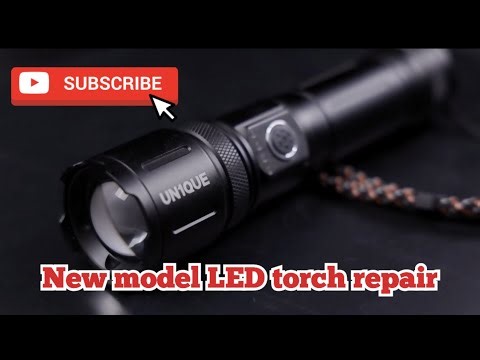 LED torch repair | disassembly | charging pin change