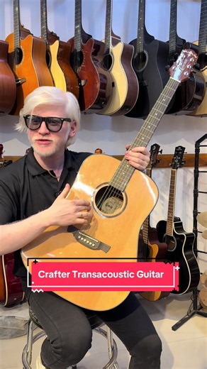 Discover the Crafter Transacoustic Guitar at Jamcorner