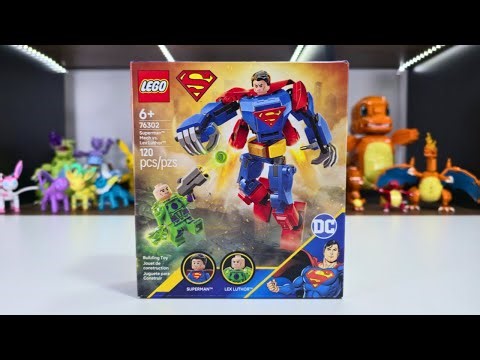 Assemble LEGO Superman Mech with 2 Minifigure Included! - LEGO Speed Build