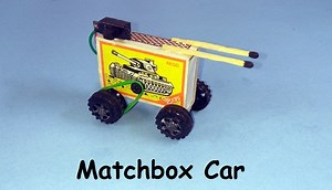 This is a Matchbox Car. Made with the help of a battery , dc motor and an empty matchbox | Creativity Junction