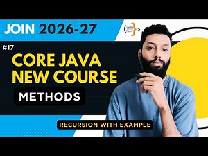 Java Recursion Explained with Examples | Recursive Methods | Core Java Tutorial in Hindi | CodeHunt