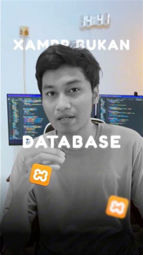 Xampp bukan database! #programmermagang #coding