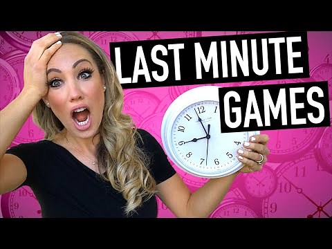 LAST MINUTE GAMES for Youth Ministry - 7 NO PREP Youth Group Games!