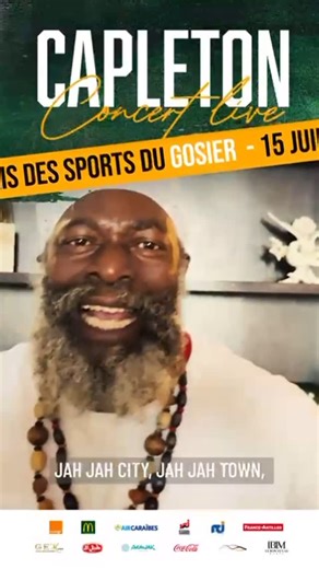 CAPLETON 🔥🔥🔥🎤 on Instagram: "Blessed love Guadeloupe 🇬🇵 I’m performing Sunday June 15, 2025 at 📍 Palais des Sports du Gosier Rue du Palais des Sports, 97190 Le Gosier Follow @lbtm.music for updates! #capleton #kingshango #concert #trending #rasta #roots #culture #dancehall #reggae #prophecyband #liveband"
