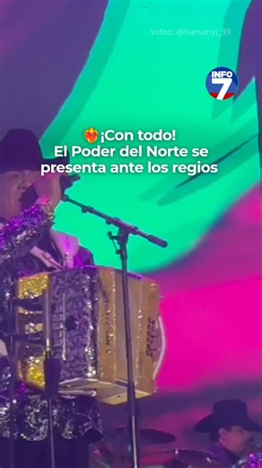 9.1K views · 210 reactions | ❤️‍啕 ¡Esas no porque me da sed! El Poder del Norte hace cantar a miles de regiomontanos este fin de semana. Demostrando su poderío musical, la agrupación de Arturo Buenrostro promete brindar un espectáculo inolvidable.  @harsanyi_99 | INFO7 | Facebook