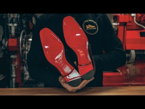 Process of Restoring Christian Louboutin Shoes