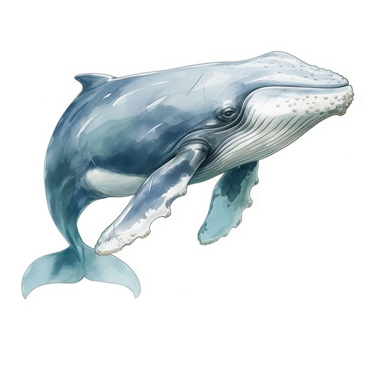 12 Whale Clipart, Blue Whale Poster Image Illustration, Printable Watercolor Clipart, High Quality JPG, Commercial Use, Paper Craft, Journal - Etsy