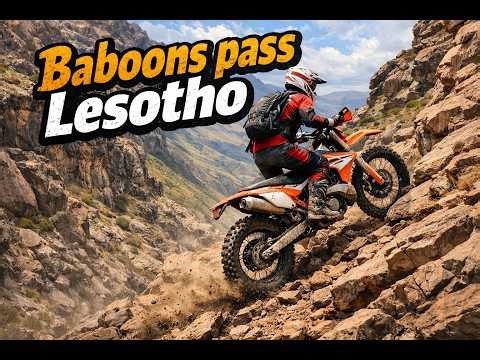 Lesotho - Riding up Baboons Day 1 #lesotho #hardenduro #offroad