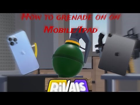 How to grenade jump on mobile/ipad Roblox rivals
