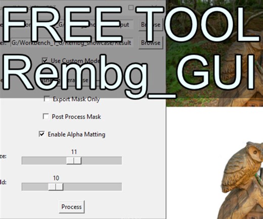 ArtStation - Rembg_GUI - free tool | Resources