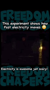 This is an awesome electricity experiment! It moves so quickly! | Freedom Chasers