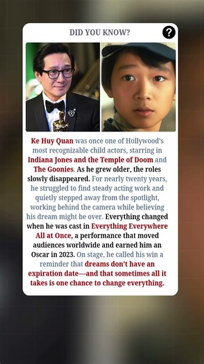 Ke Huy Quan Proves Dreams Don’t Expire