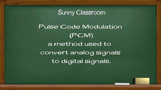 PCM编码，将模拟信号转换为数字信号的一种方法