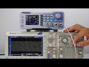 JDS8000 Function Arbitrary Waveform Signal Generator Function Demonstration