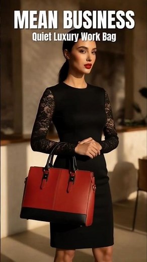 Best Work Bag for Women 2026 | Luxury Leather Laptop Bag (Quiet Luxury Style)