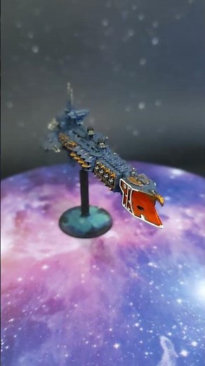 Mars Class Battlecruiser joins the Ironclad fleet #battlefleetgothic #warhammer40k #specialistgames