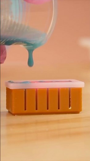 making the tiniest soap loaf 🧼