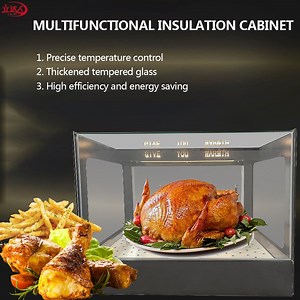 [Hot Item] Tabletop Showcase Commercial Hot Display Counter Pie Pizza Food Warmer Display Showcase