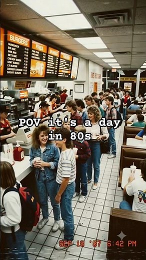 POV: It's a day in 80s #80s #1980s #nostalgia