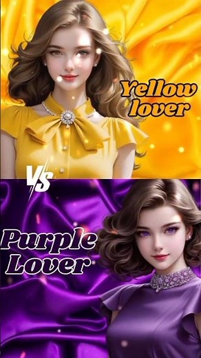 💛 Yellow vs Purple 💜 | 👗 Aesthetic Fashion Battle ✨ | Trendy Spark