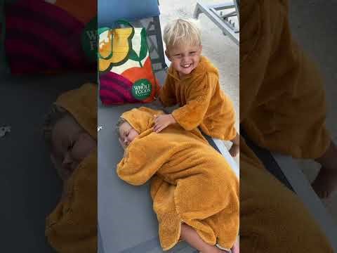 Having fun time at the pool. Cute Kids Video Compilation!