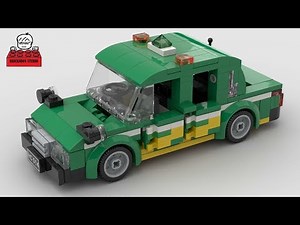 LEGO MOC #13 Japan Tokyo Taxi vol.1 Tokyo Musen 東京無線タクシー