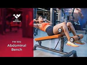 Strengthen Your Ab Muscles and Core by Using FW 1012 Abdominal Bench by Into Wellness/Realleader USA