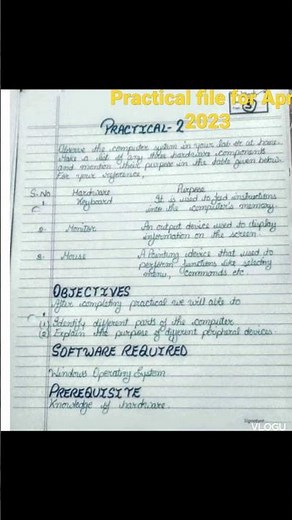 NIOS BOARD Class 10 & 12 How to make Practical File for April Practical Exam 2023