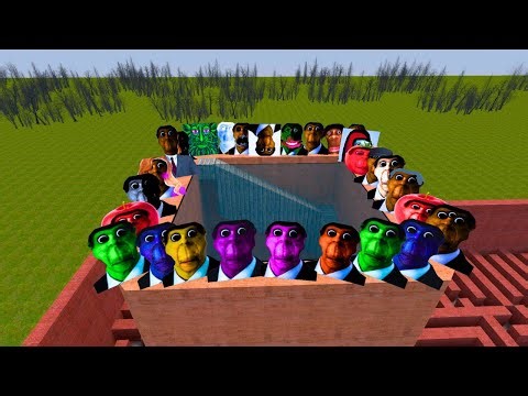 Obunga & Lobotomy NextBot – In Maze | Garry’s Mod Chase