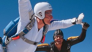 The time President George H.W. Bush jumped out of a plane over Arizona