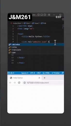 How to Change Website Icon (Favicon) |Add Favicon to Website #favicon #webdesign #htmltips