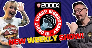 WATCH NOW: In Orbit Every Wednesday is the new weekly comics show from 2000 AD! What's in store from the new show? What's the best strip in the latest issue of 2000 AD? Why is John Wagner the GOAT? And who's got the best haircut? Hosted by 2000 AD Brand Manager Michael 'Molch-R' Molcher and comics critic and creator of 'The Gutter Review', Chloe 'KLO-E' Maveal, In Orbit Every Wednesday from the 2000 AD Thrill-Cast goes live every Wednesday with the latest news about 2000 AD and Rebellion’s new c