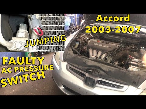 AC dont work on 2003 to 2007 ACCORD could be FAULTY AC PRESSURE SWITCH