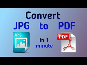How to convert IMAGE to PDF for FREE and EASY