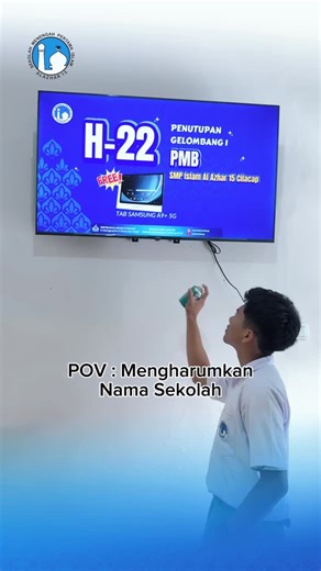 @smpi.alazharcilacap on Instagram: "Waktunya bersiap untuk langkah besar menuju masa depan! ✨ Penerimaan Murid Baru (PMB) Gelombang 1 segera DITUTUP! Daftar sekarang dan dapatkan FREE TAB SAMSUNG A9+ 5G. Kesempatan ini cuma sekali — jangan sampai ketinggalan! 📍 SMP Islam Al Azhar 15 Cilacap Tempat prestasi, karakter, dan akhlak tumbuh bersama. #PMB #AlAzhar15Cilacap #SMPIslamAlAzhar15Cilacap #AlAzhar #DaftarSekarang #FreeTabletSamsung #BoardingSchoolCilacap #SekolahIslamTerbaik #boardingschool"