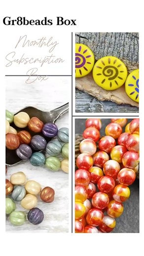 Your monthly dose of sparkle. ✨The only subscription box that makes you feel this good every month. 🔥📿 . . Shop now! 🤓🥰 www.gr8beads.com/products/monthly-subscription-box #handmadejewelry #beads | The Bead Obsession