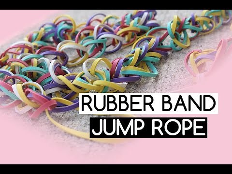 Easy How To Make Jump Rope with Rubber Bands
