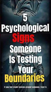 5 Psychological Signs Someone Is Testing Your Boundaries.