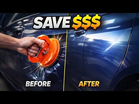 Remove Car Dents in Seconds! 🚗 Mini Dent Puller Suction Tool | Easy DIY Dent Repair