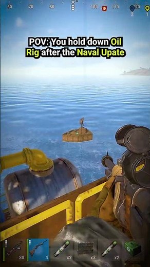 Taking Oil Rig after NAVAL UPDATE be like... 🥣 #rust #rustnews #rustoria
