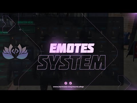 FiveM - Karma Developments Animations System [QBCore/ESX/Standalone]