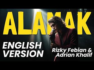 ALAMAK ENGLISH VERSION - RIZKY FEBIAN DAN ADRIAN KHALIF (OFFICIAL LYRYC VIDEO)