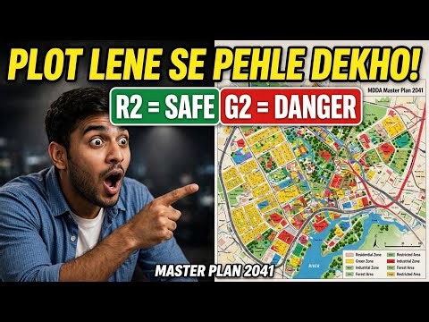 MDDA Master Plan 2041 Explained | R1 R2 R3 G1 G2 Ka Matlab? Dehradun Me Kaha Plot Lena Hai?
