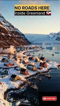 GREENLAND: The Country With NO Roads 🇬🇱 |Real Arctic Documentary #travel #documentary #shorts #earth
