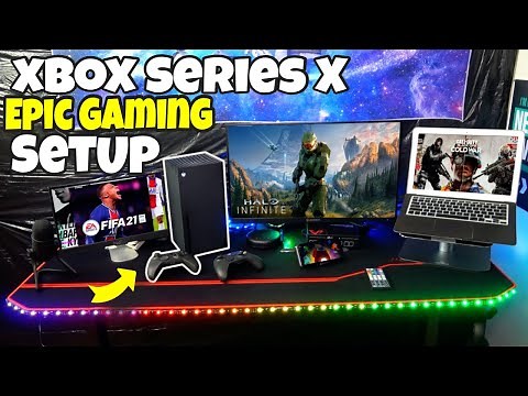 I Built My Dream Xbox Series X Gaming Desk Setup - Dream Console Gaming Station Giveaway | Nextraker